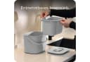 blackswedenhome Biomülleimer Küche 7L Schwarz mit Innensieb Bild 3