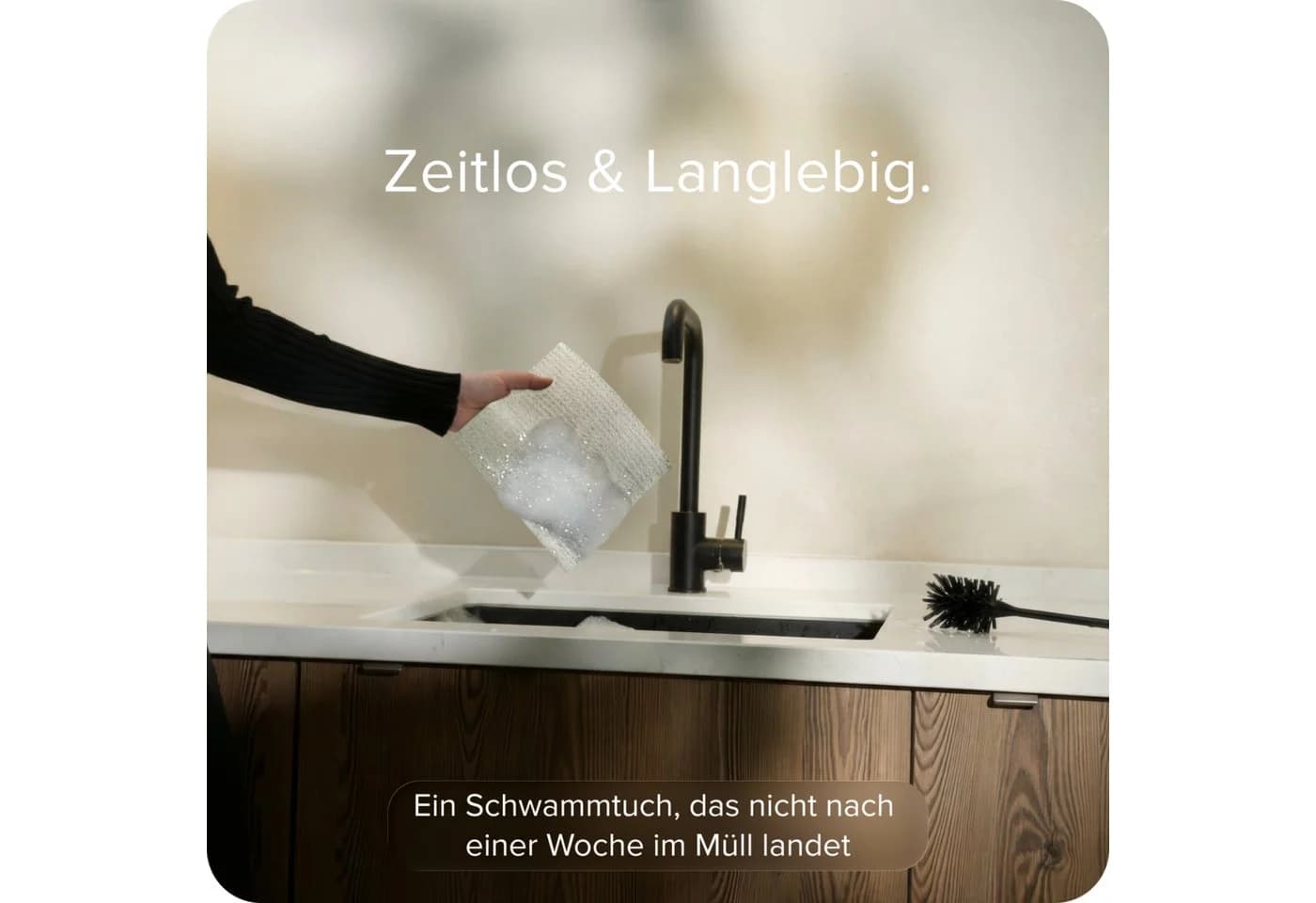 Black Sweden Home Spültuch 10er Pack Schwarz Nachhaltig - Bild 4