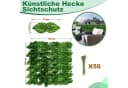 Clanmacy Balkonsichtschutz Grün 1x3m Efeu-Design Bild 1