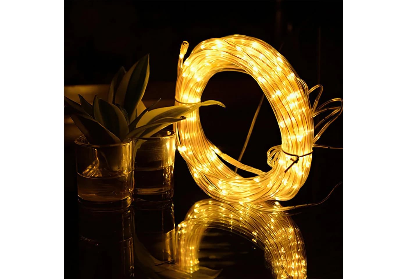 Clanmacy Lichterschlauch LED Lichterkette 8 Modi Wasserdicht 10-50M - Bild 5