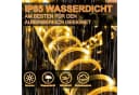 Clanmacy Lichterschlauch LED Gelb Außen Lichterkette 10-50m Wasserdicht Bild 5