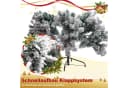 Clanmacy Künstlicher Weihnachtsbaum 120cm mit Metallständer und Beflockung Bild 3