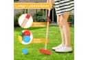 Clanmacy Krocket Spiel Croquet Set für 4 Spieler Outdoor Gartenspiel aus Holz Bild 3