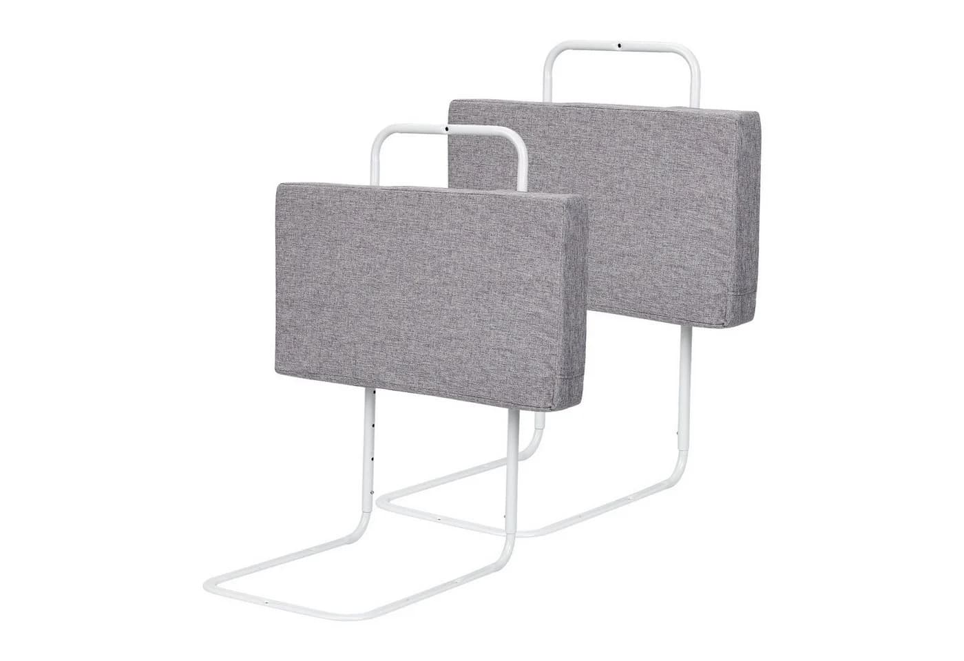 Clanmacy Bettschutzgitter Grau Verstellbar 2x50cm - Bild 2