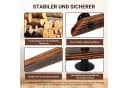 Clanmacy Wandhandlauf aus Massivholz 80 cm mit Halterung Bild 3