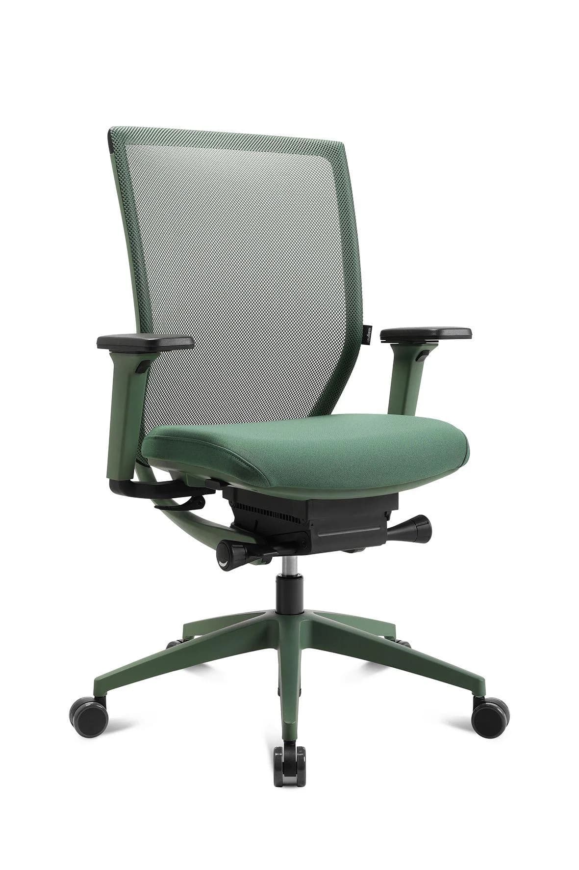 Wagner TITAN GREEN Drehstuhl mit Synchronmechanik und 3D-Armlehnen