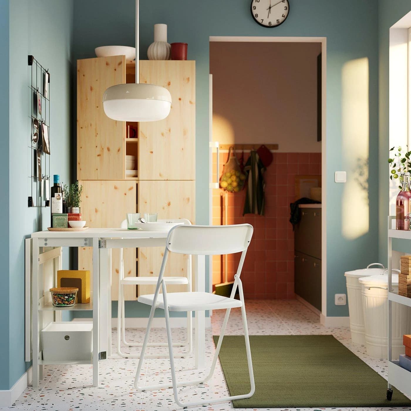 IKEA VIHALS Klappstuhl Weiß