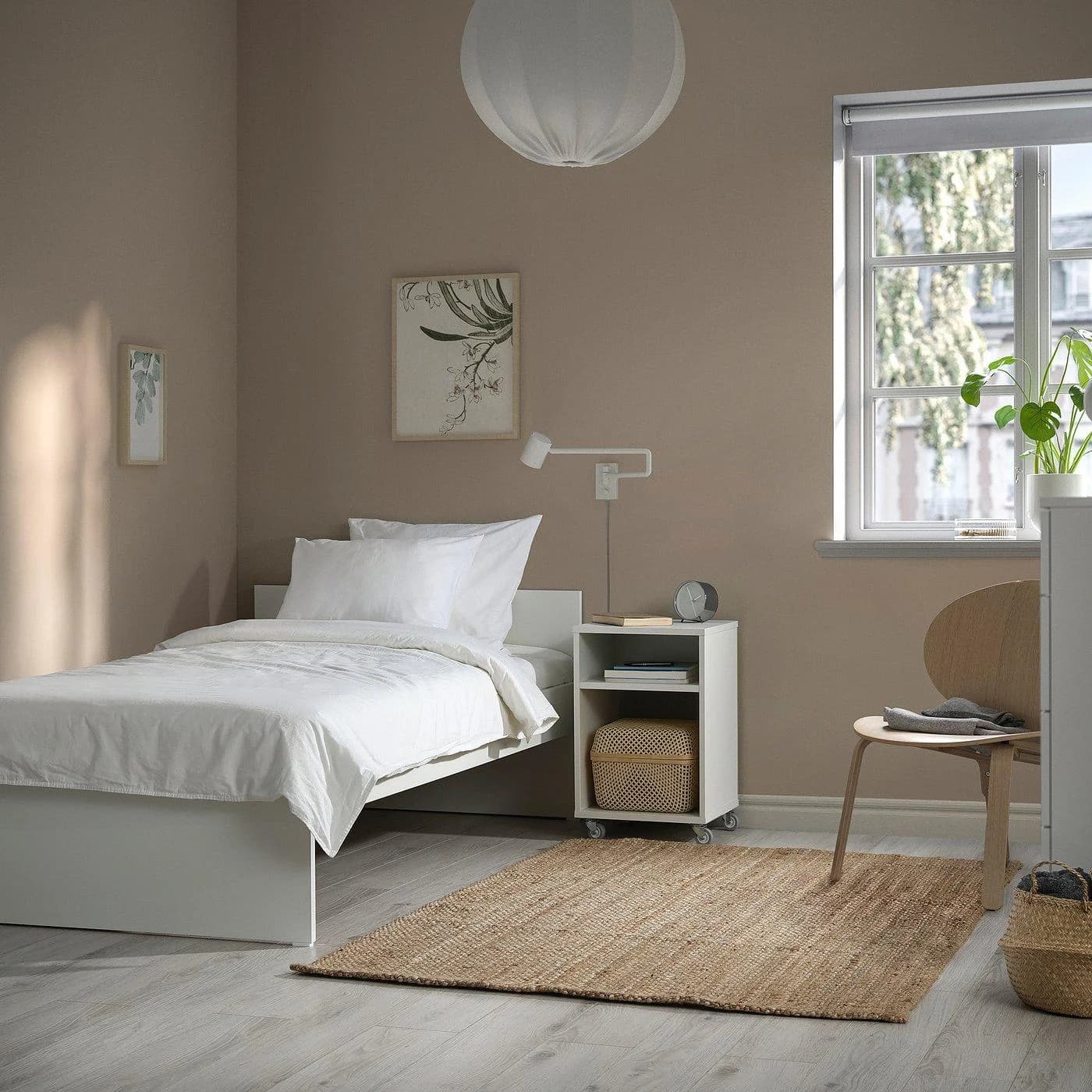 IKEA VIHALS Bettgestell Weiß