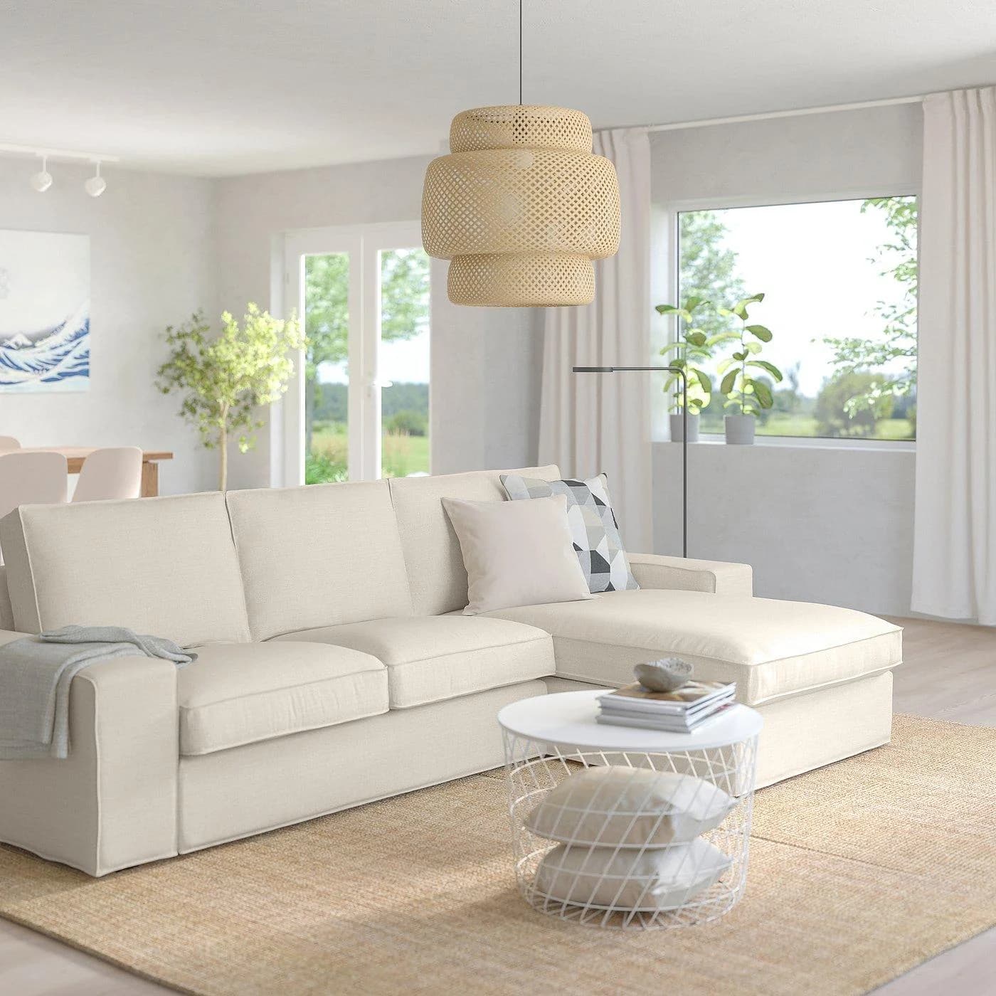 IKEA KIVIK 3er-Sofa mit Récamiere