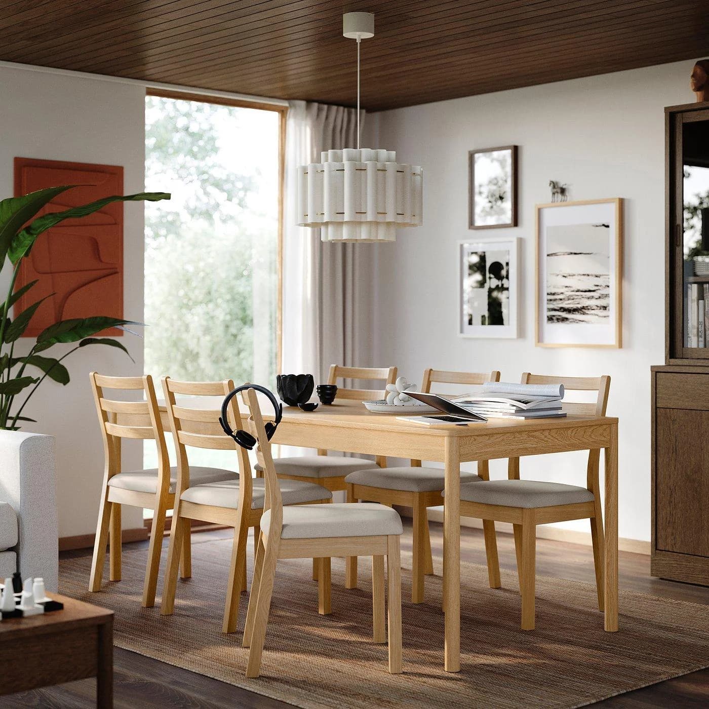 IKEA TONSTAD Esstisch Eichenfurnier klassisch