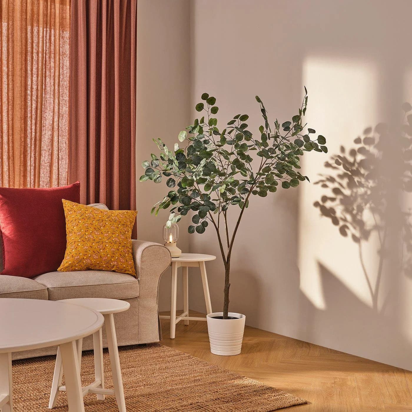 IKEA FEJKA Topfpflanze künstlich Grün Eukalyptus