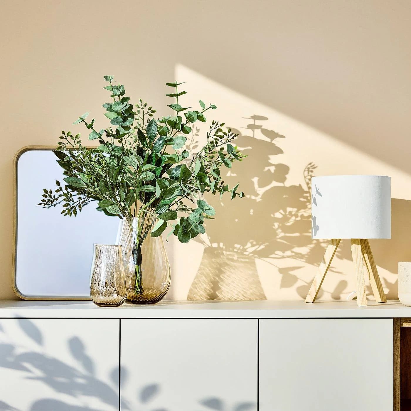 IKEA SMYCKA Kunstblumenstrauß Eukalyptus-Grün
