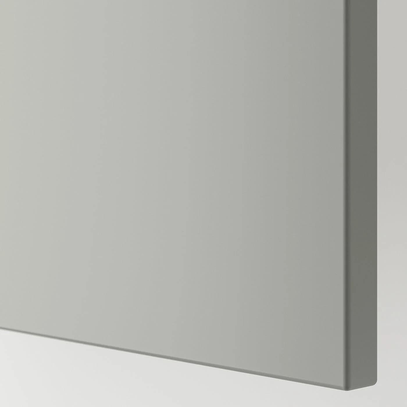 IKEA METOD Hochschrank für Kühl-/Gefrierschrank Weiß/Hellgrau