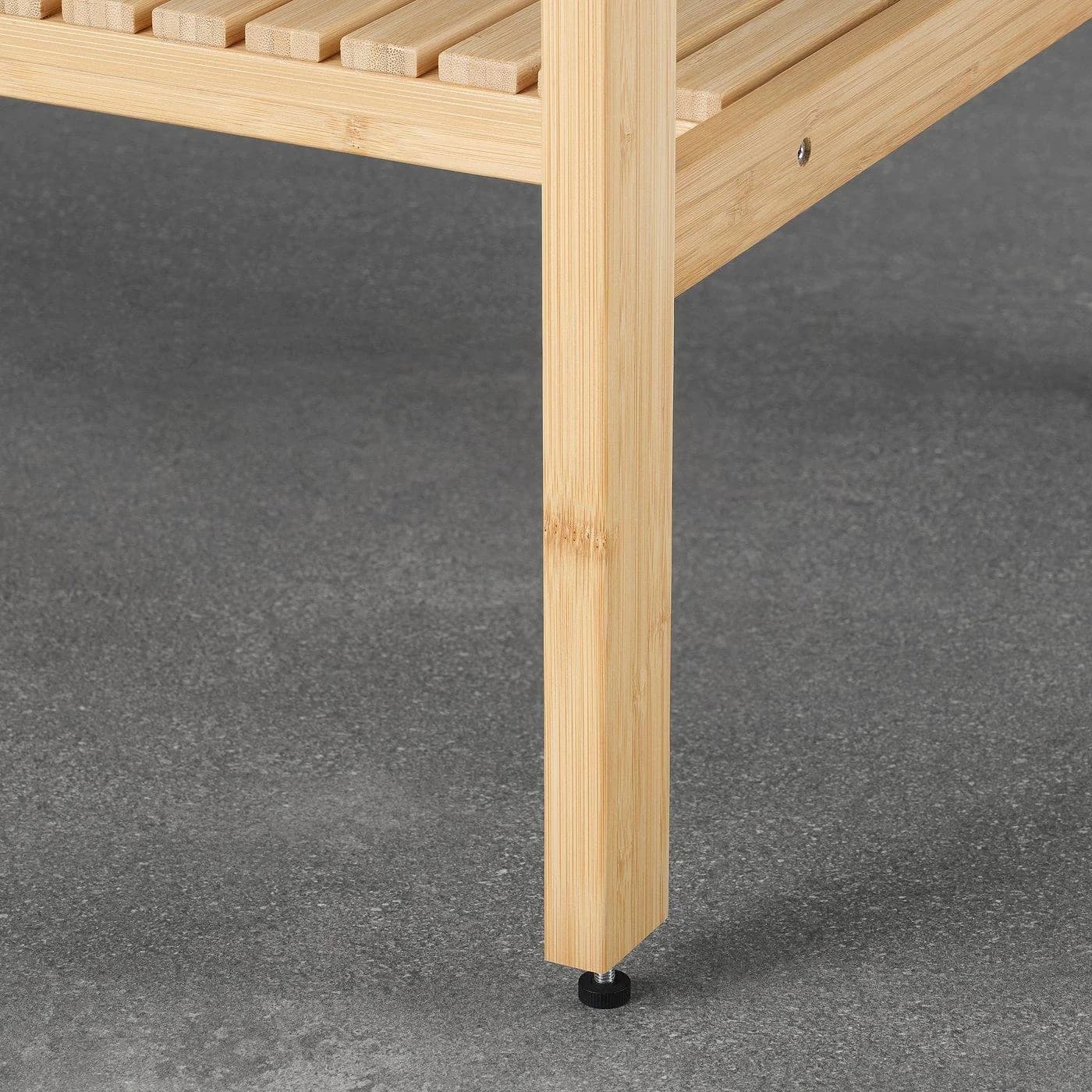 IKEA RÅGRUND Waschbeckenschrank offen Bambus 1 Schublade