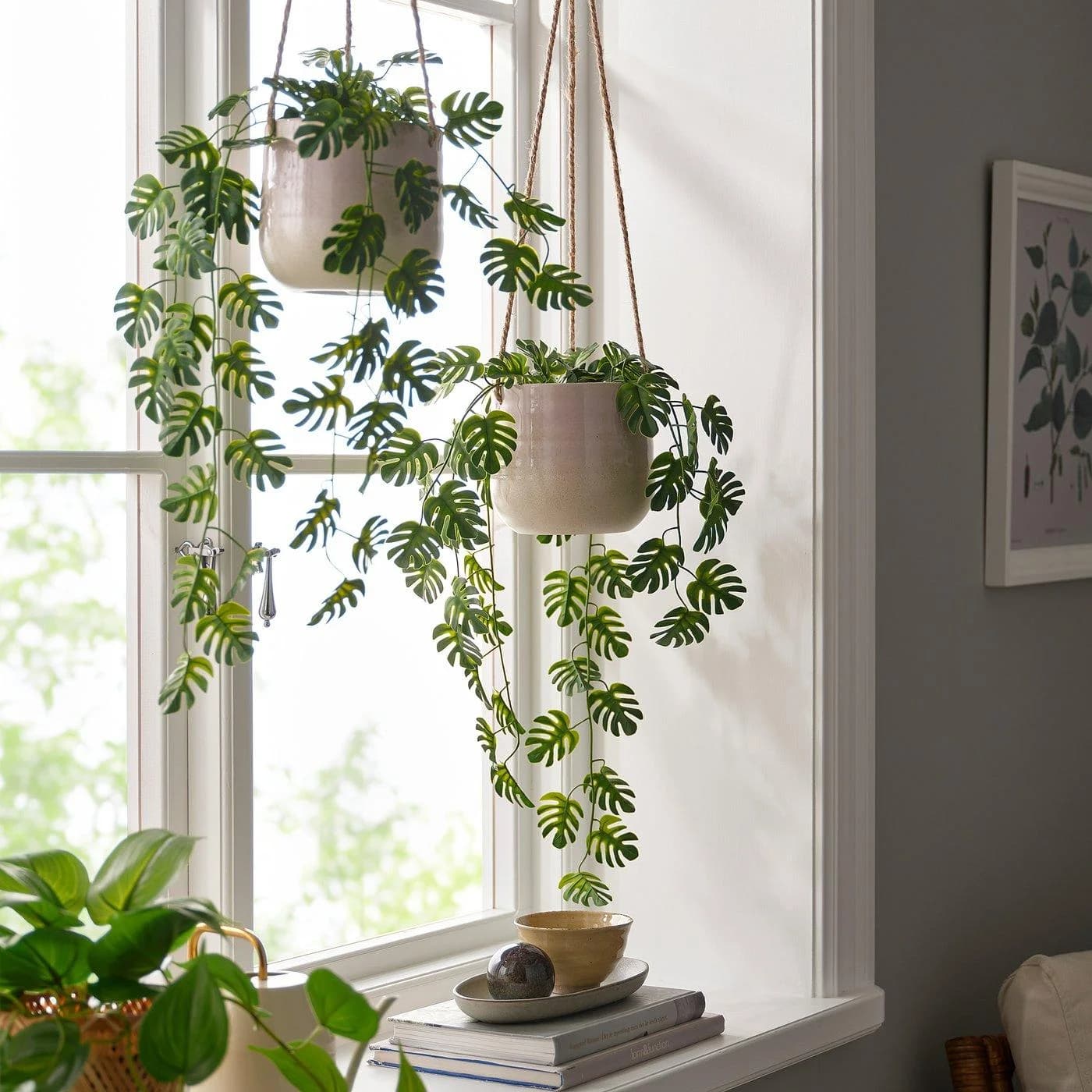IKEA FEJKA Topfpflanze künstlich Monstera Grün