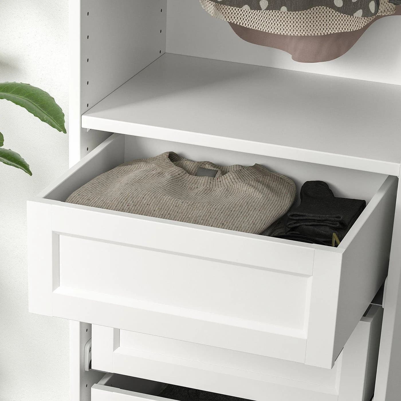 IKEA KOMPLEMENT Schublade mit Frontrahmen Weiß