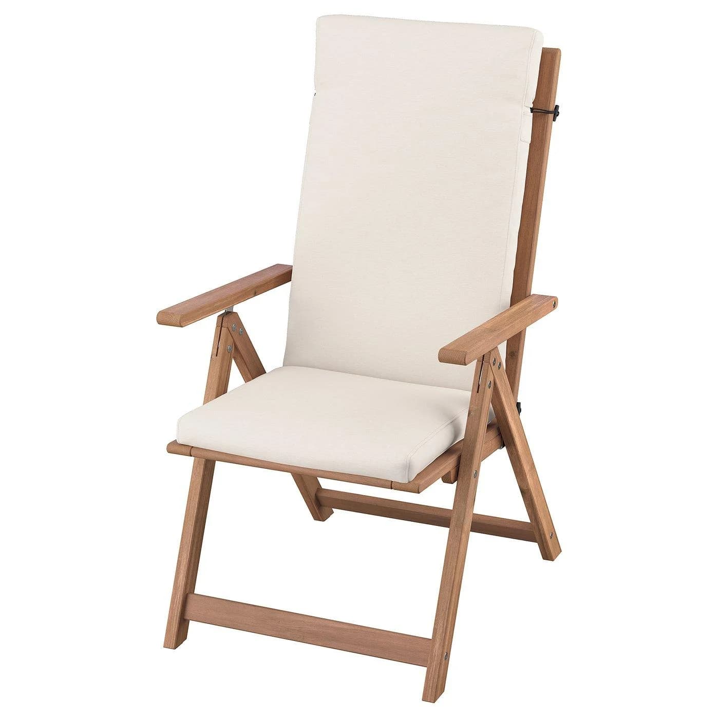 IKEA NÄMMARÖ Hochlehner Gartenstuhl Beige/Braun
