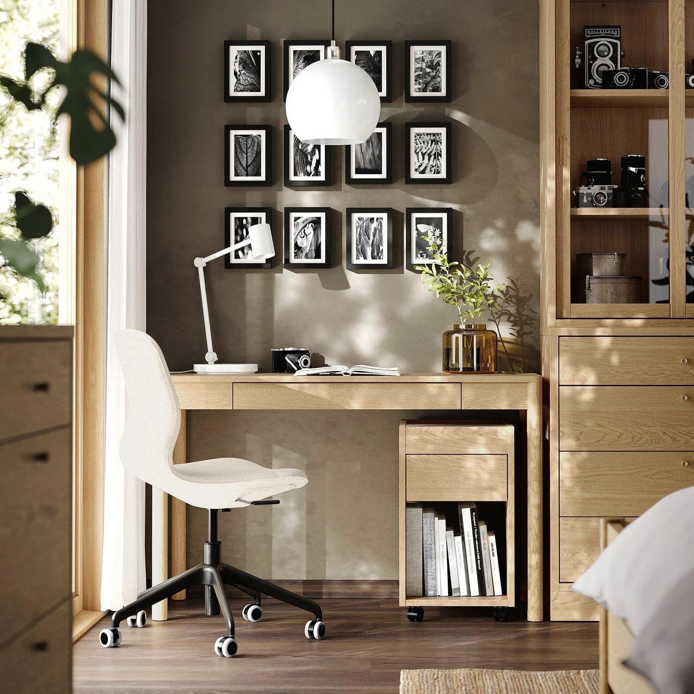 IKEA TONSTAD Schreibtisch Eichenfurnier Klassisch