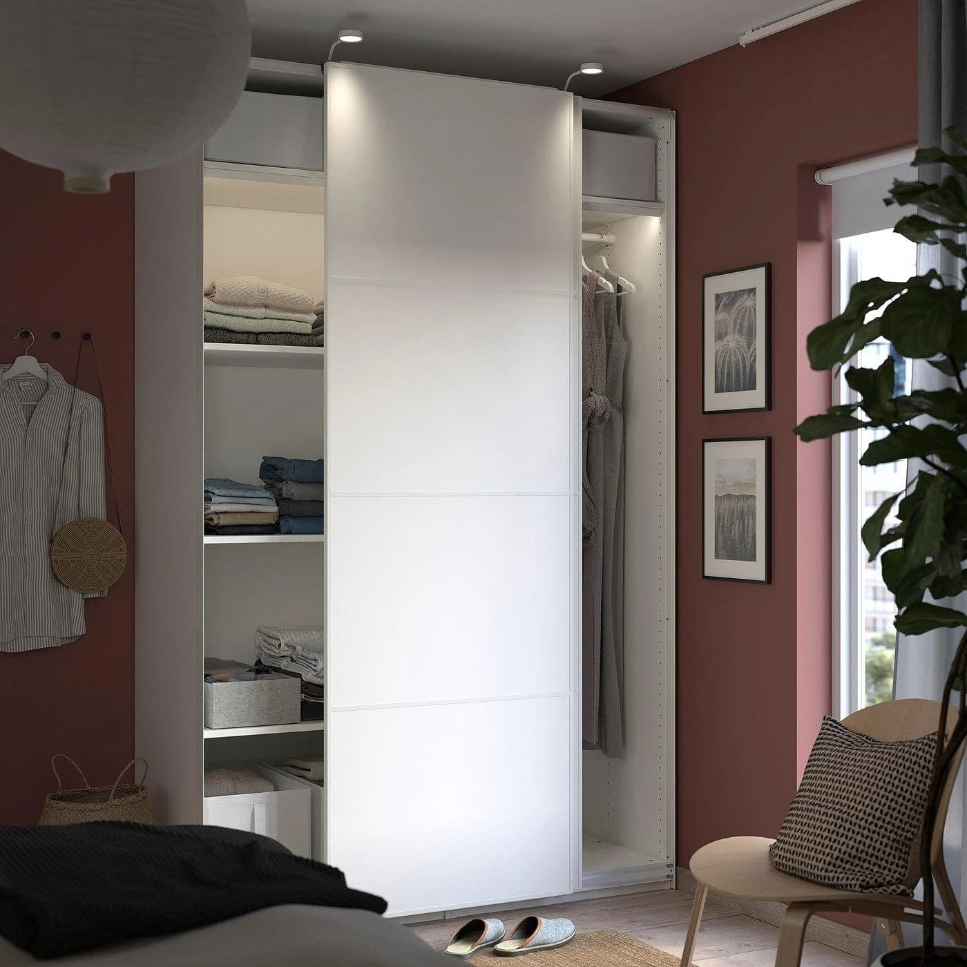 IKEA PAX Korpus Kleiderschrank Weiß Faltkonstruktion