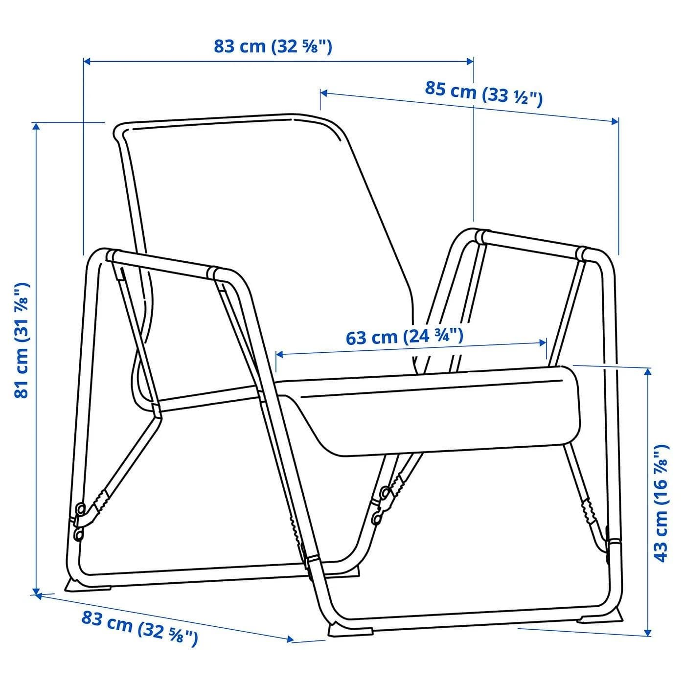 IKEA BRÄNNBOLL Gamingsessel Gelb Grau