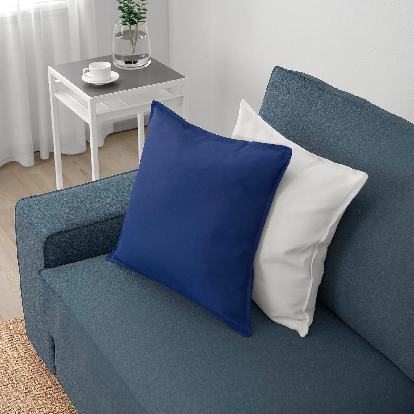 IKEA KIVIK 4er-Sofa mit Récamiere Blau