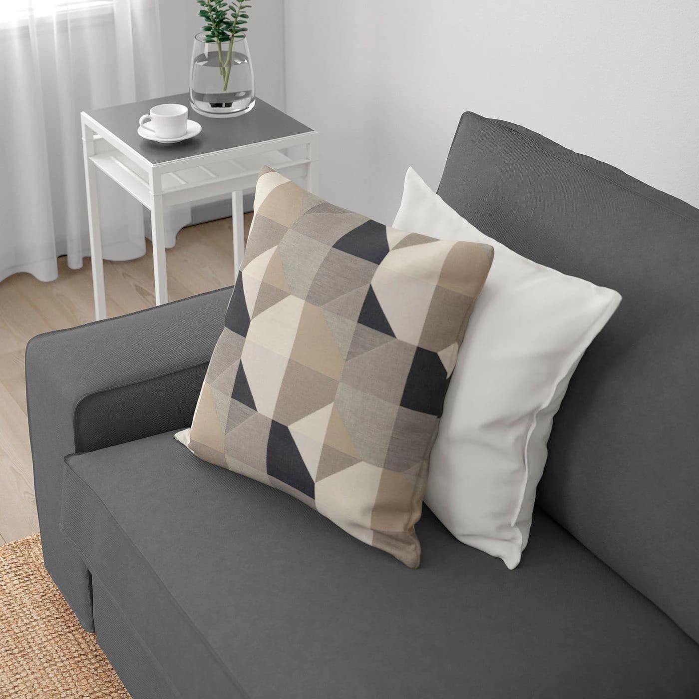 IKEA KIVIK 3er-Sofa mit Récamiere Grau