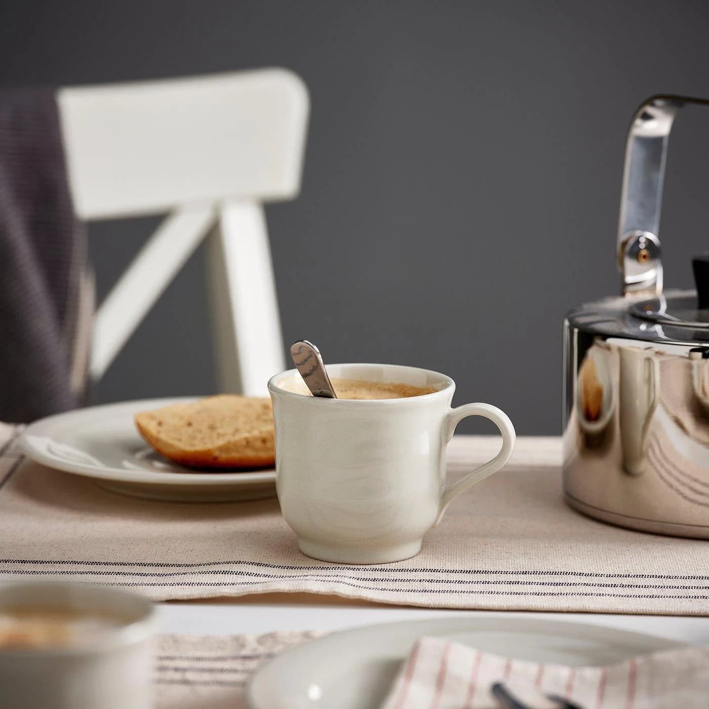 IKEA SANDSKÄDDA Becher Hellgraubeige Rustikal