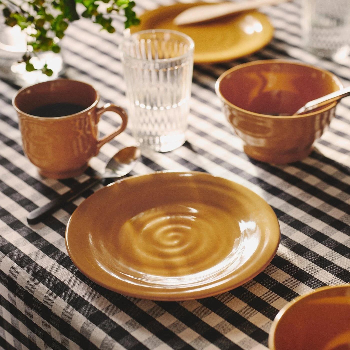 IKEA SANDSKÄDDA Becher Gelb Traditionelles Design
