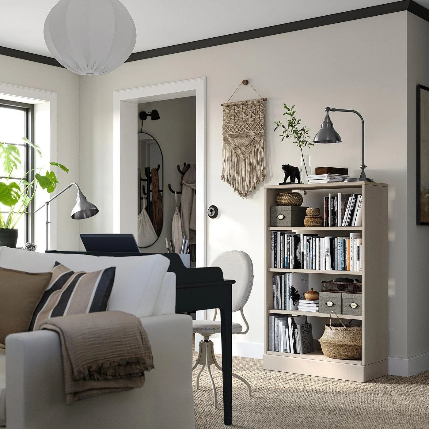 IKEA HAVSTA Regal mit Sockel Beige Massivholz