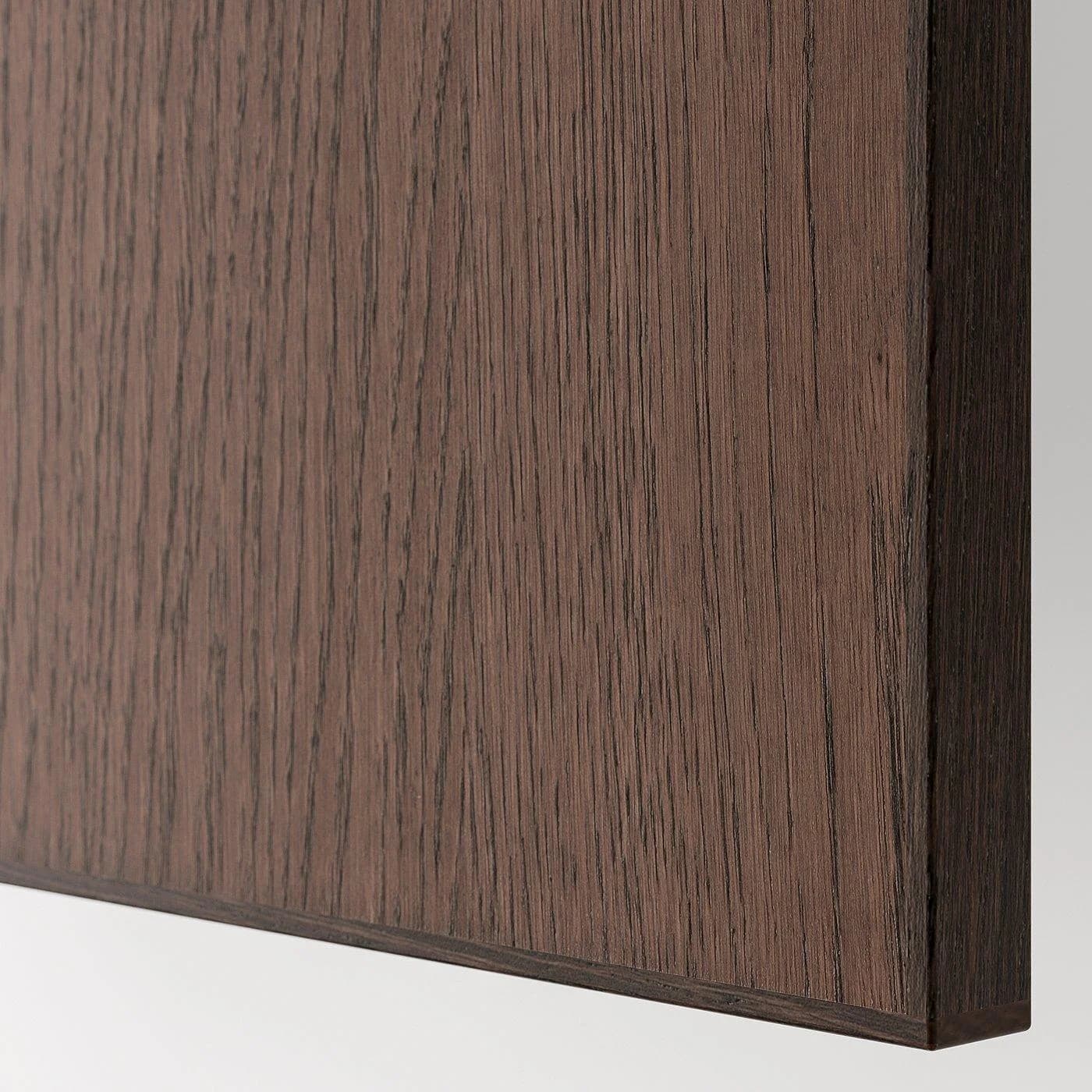 IKEA METOD Hochschrank für Kühl-/Gefrierschrank SINARP Braun