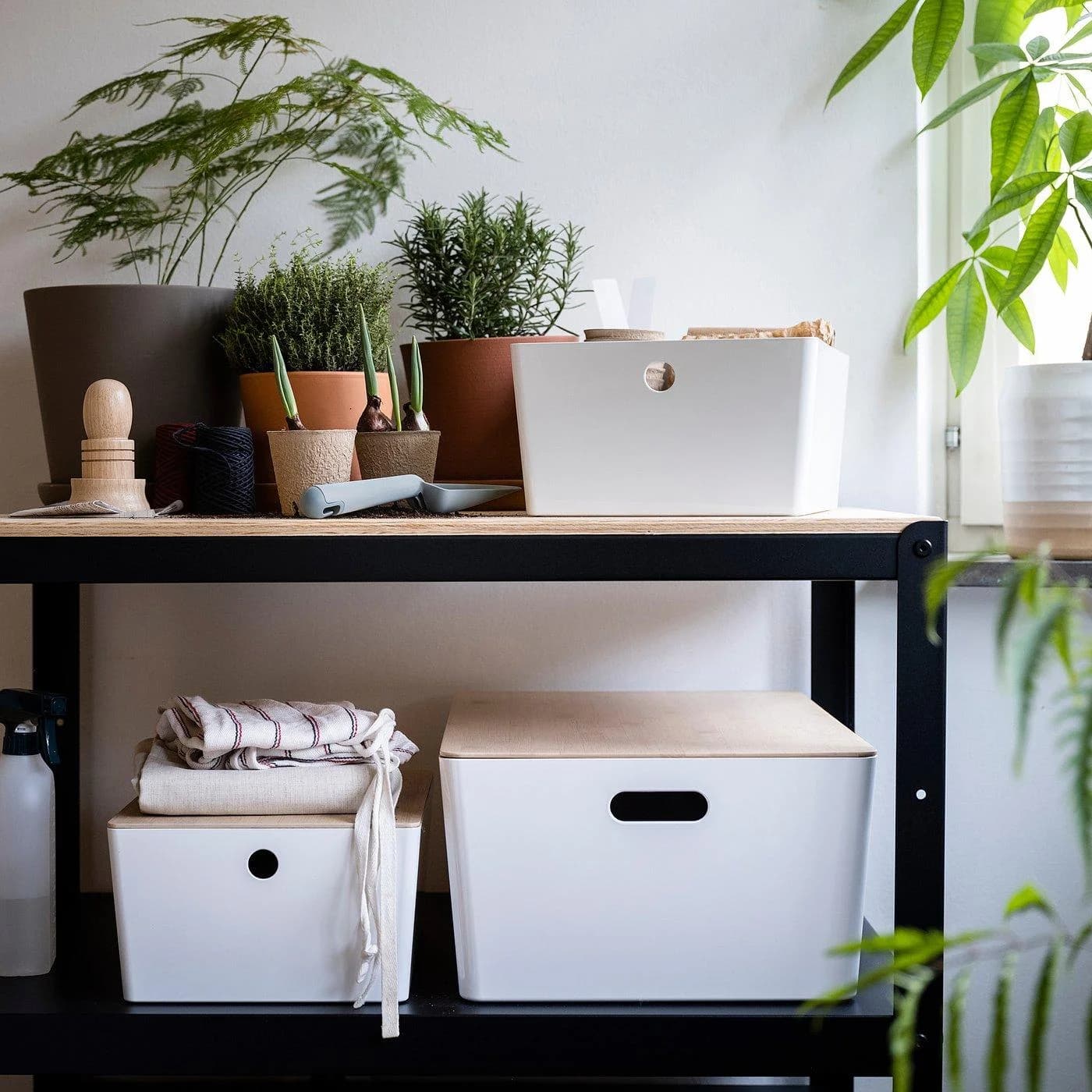 IKEA KUGGIS Abdeckung Bambus