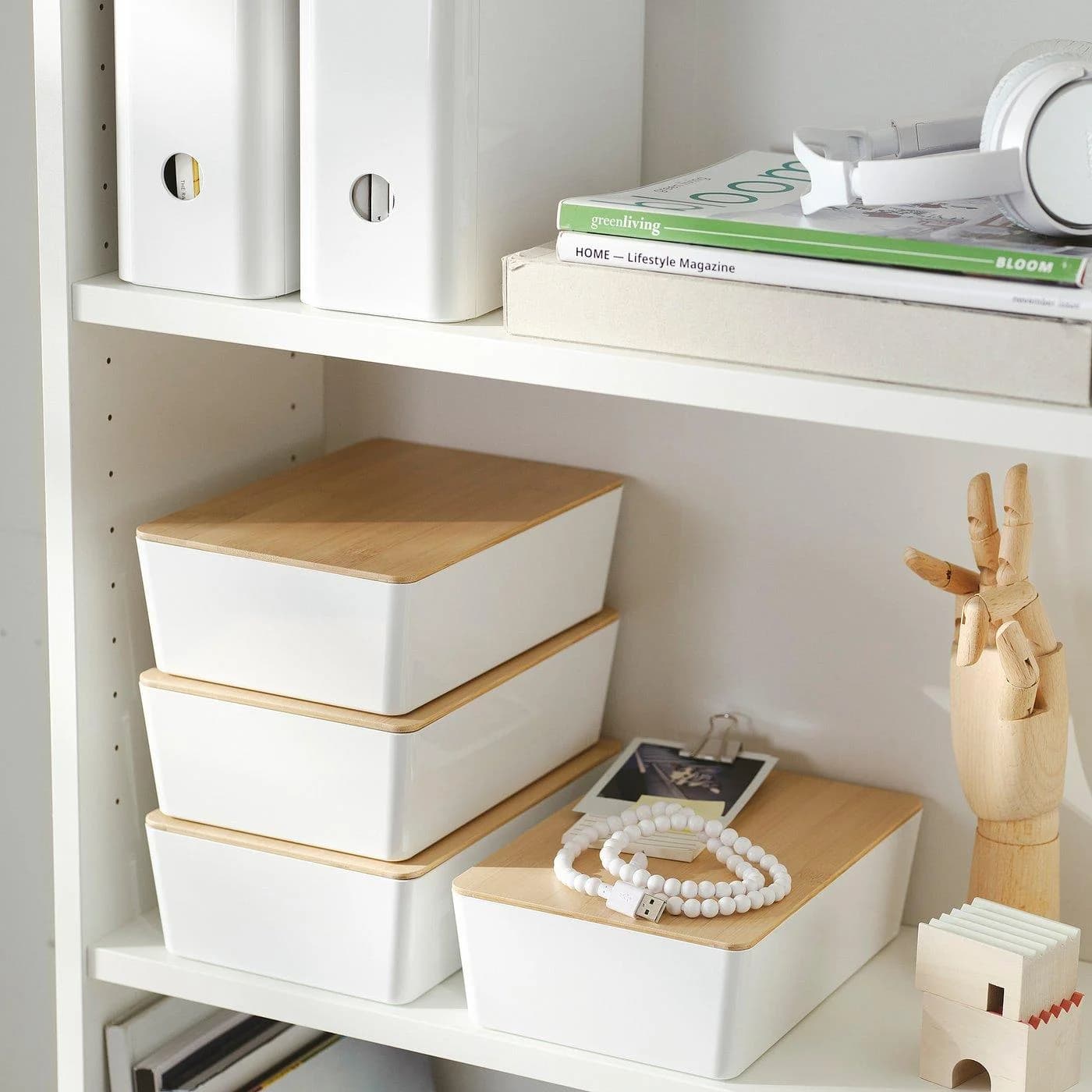 IKEA KUGGIS Abdeckung Bambus