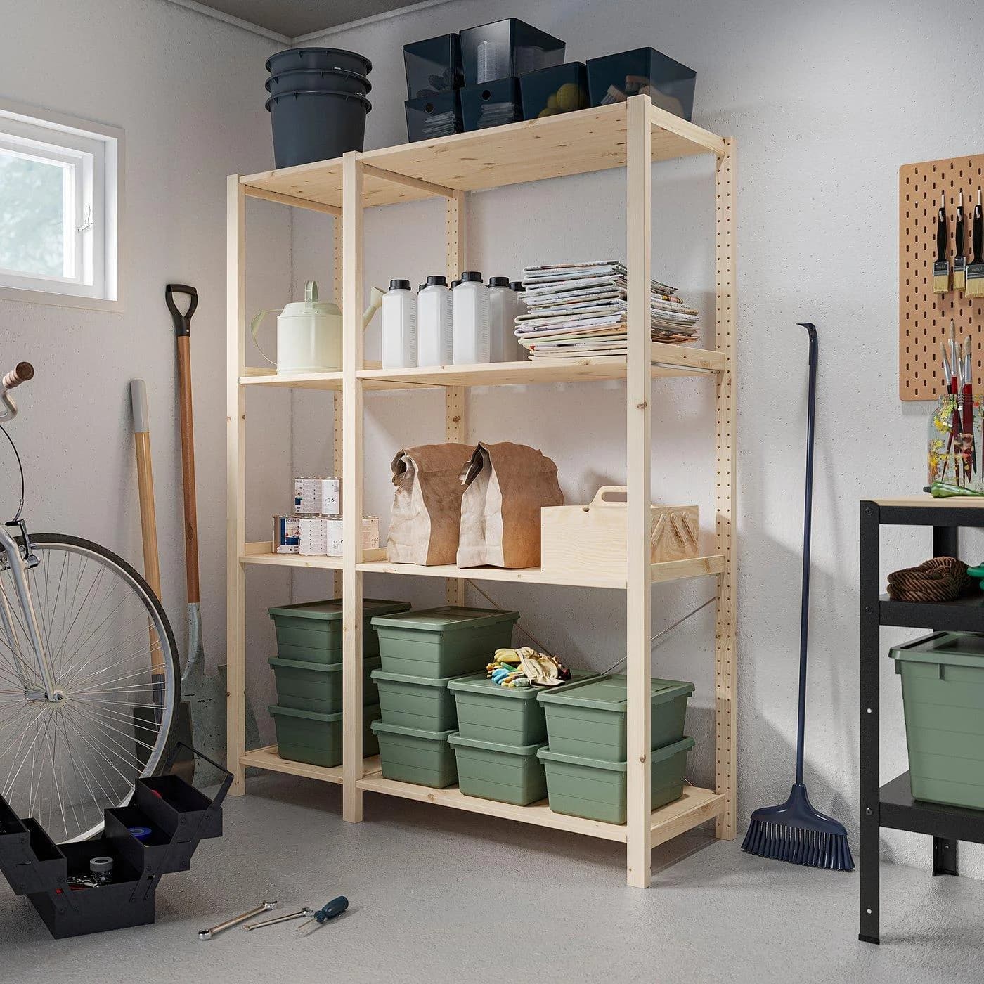 IKEA IVAR 2 Elem/Regale Kiefer Massivholz