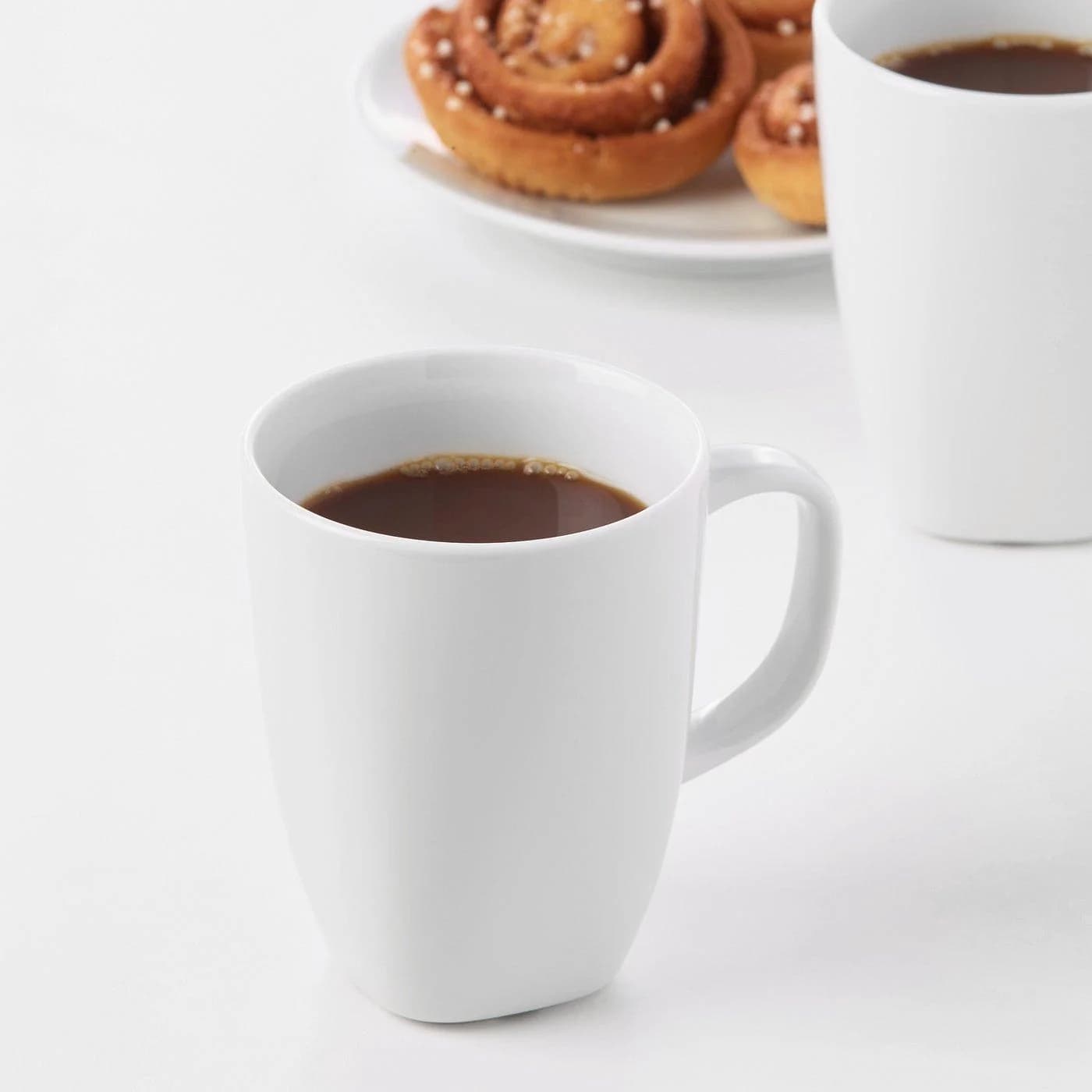 IKEA VÄRDERA Becher Weiß Feldspatporzellan