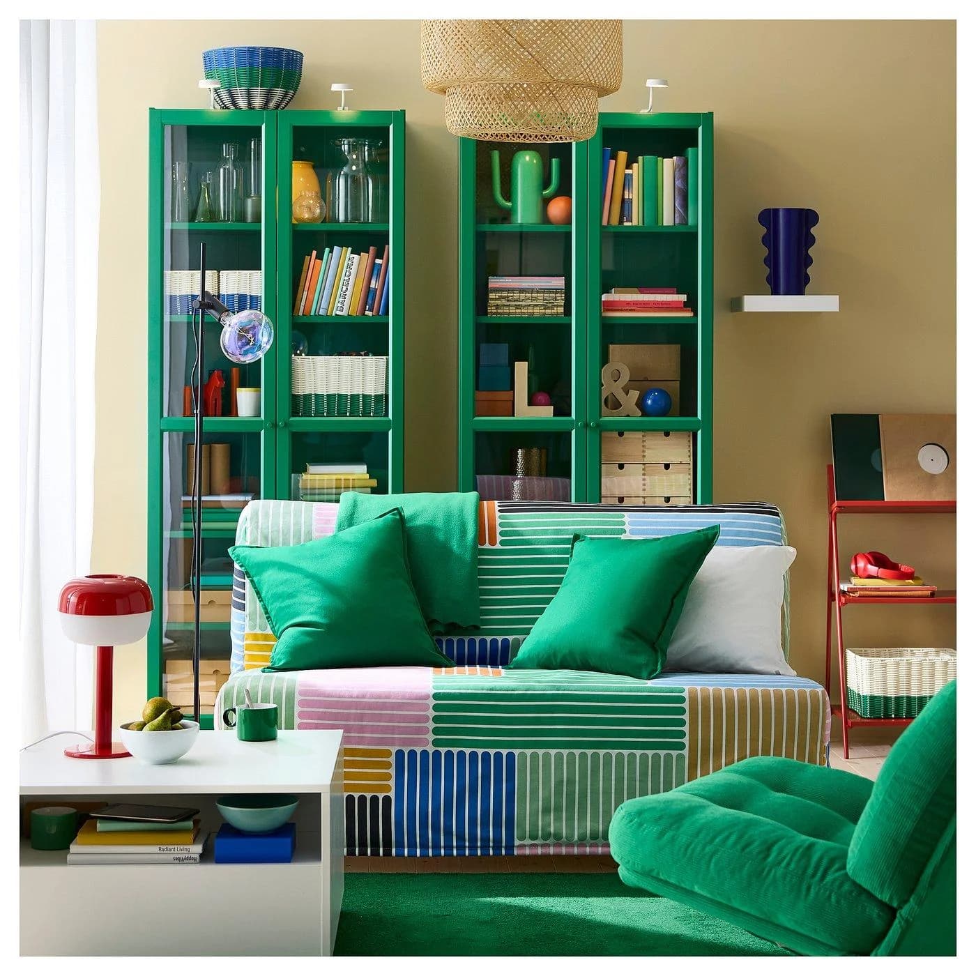 IKEA LYCKSELE MURBO 2er-Bettsofa Bunt
