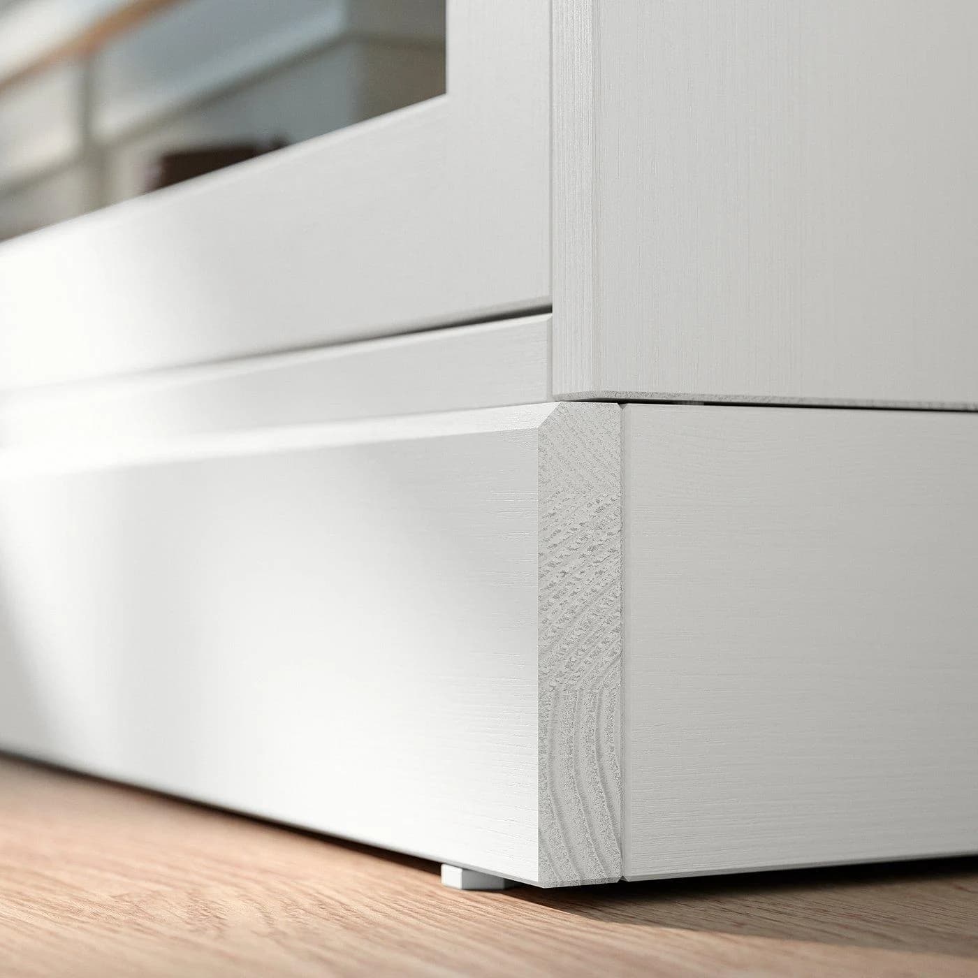 IKEA HAVSTA Sockel Weiß Massivholz