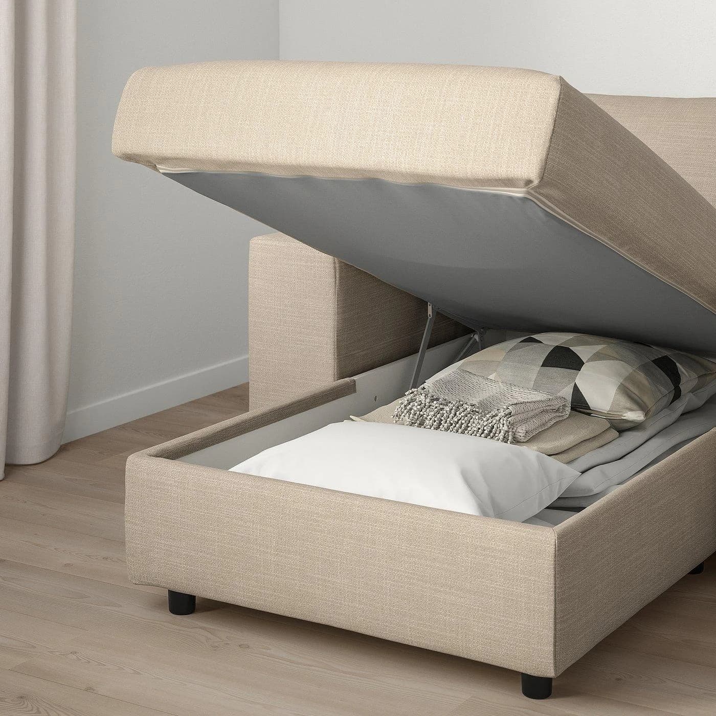 IKEA VIMLE 4er-Sofa mit Récamiere Beige