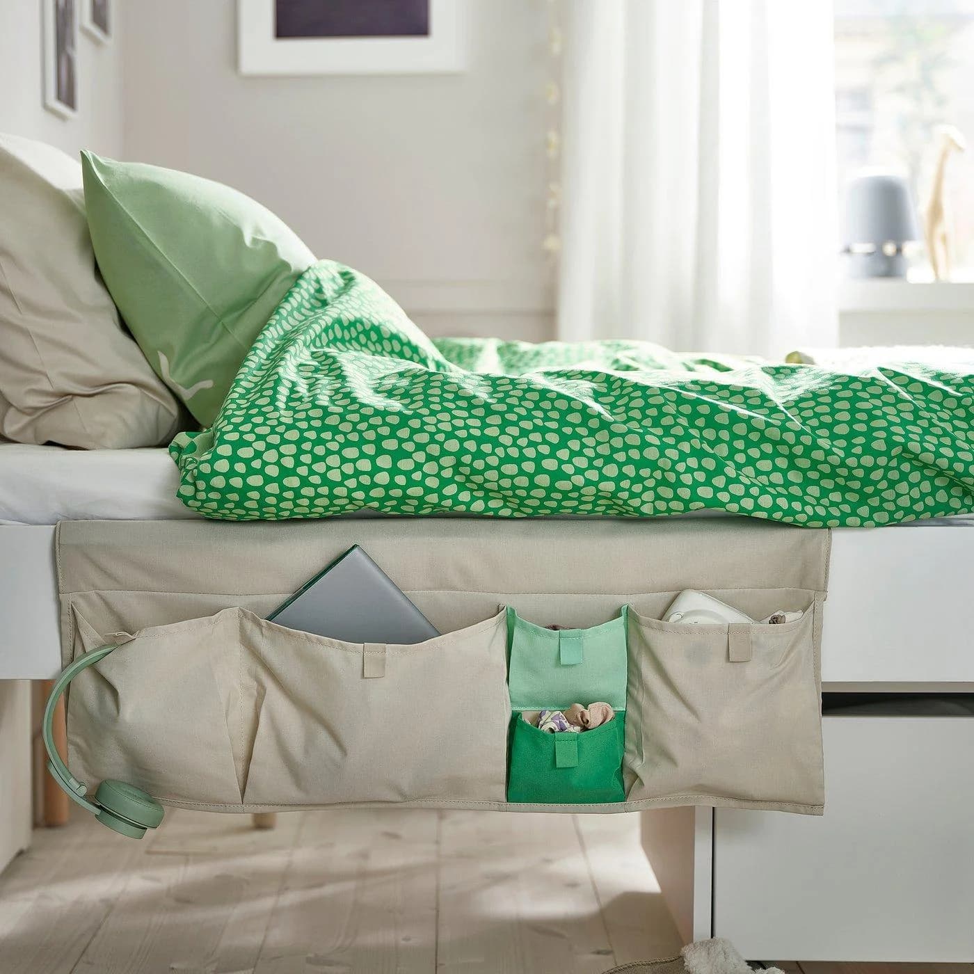 IKEA MÖJLIGHET Textile Aufbewahrung Beige für Kinderbetten