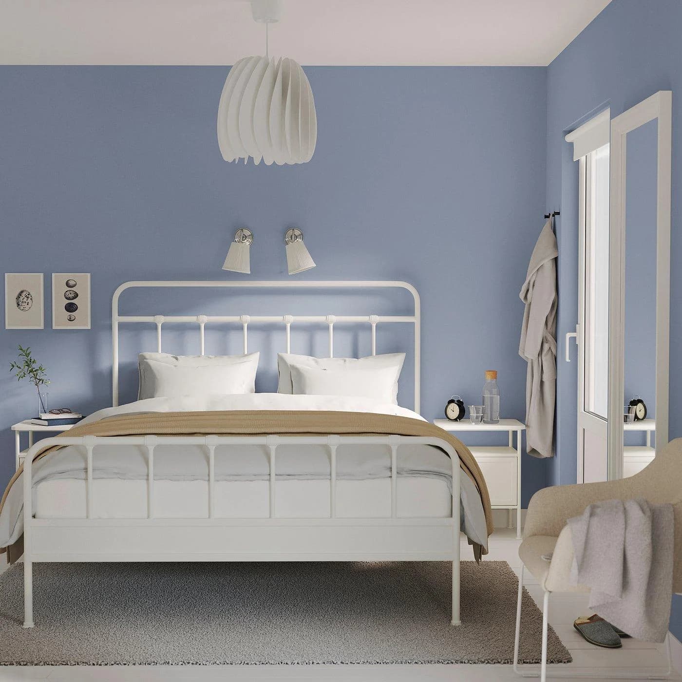 IKEA STJÄRNÖ / GRÅFJÄLLET Schlafzimmermöbel 3er-Set Weiß