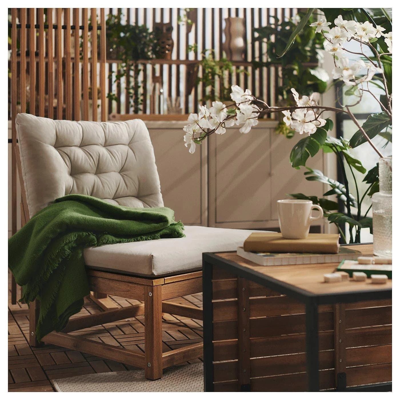 IKEA HÅKANSKÄR Couchtisch Braun Holz Metall