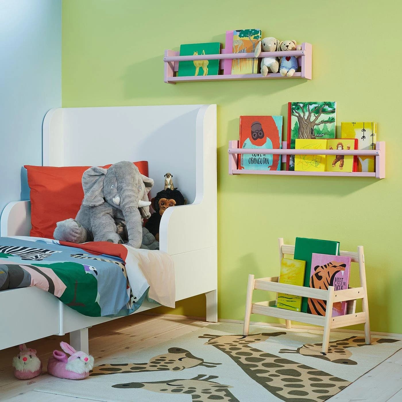 IKEA FLISAT Wandaufbewahrung Blassrosa Kinderregal