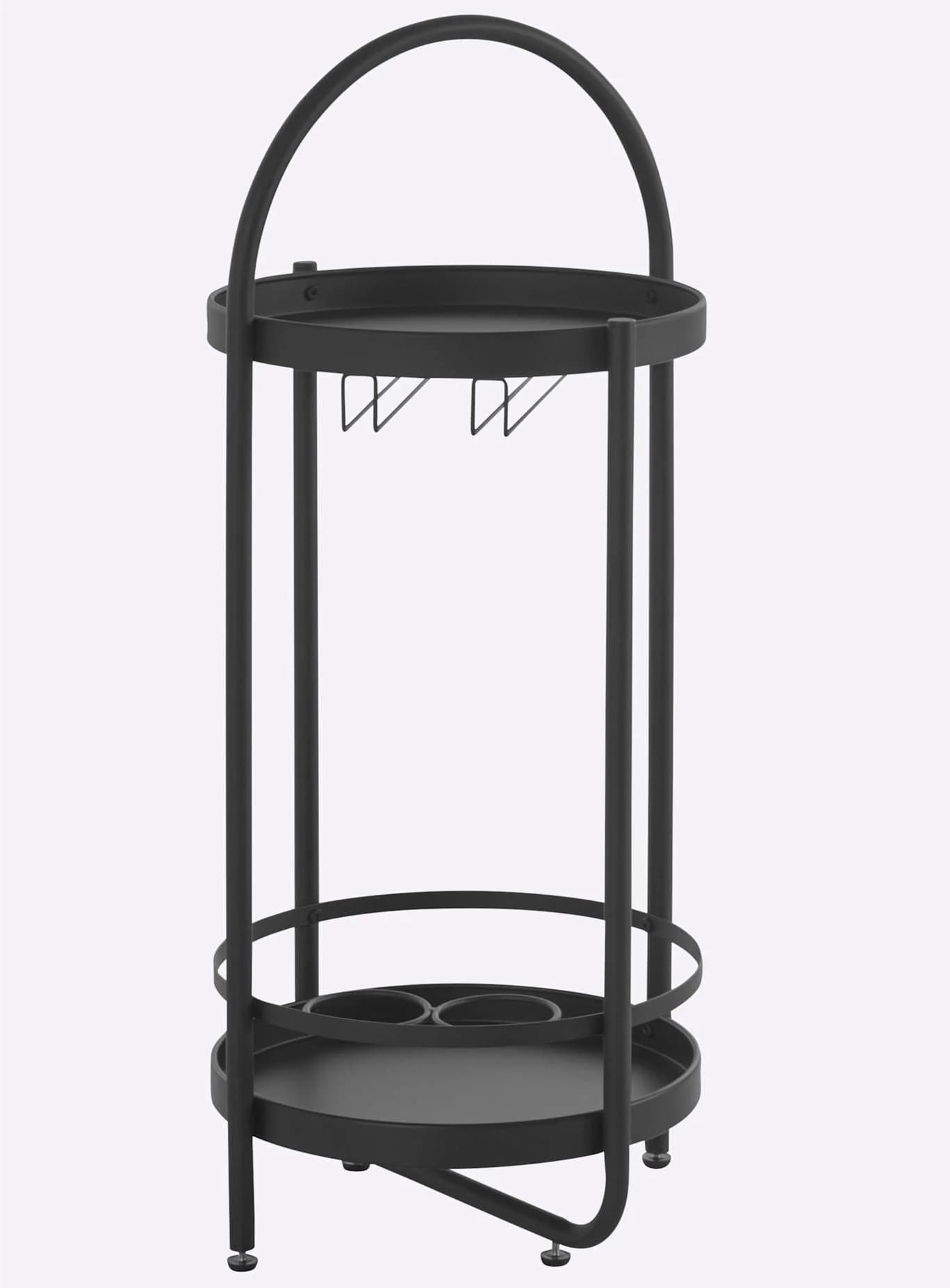 HEINE HOME Weinregal Schwarz Metall