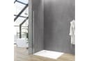 AQUABATOS Walk-in-Dusche Duschwand 5 mm ESG Klarglas Bild 4