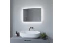 AQUALAVOS LED Badspiegel mit Beleuchtung 70x50cm Kaltweiß IP44 Touch-Schalter Dimmbar Bild 1