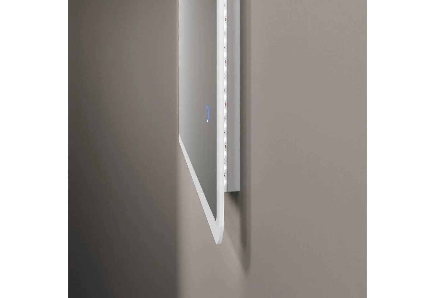 AQUALAVOS LED Badspiegel mit Beleuchtung 70x50cm Kaltweiß IP44 Touch-Schalter Dimmbar - Bild 4