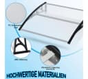 Clanmacy Vordach Haustürvordach Transparent Wetterfest UV-beständig Bild 4