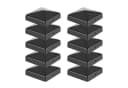 Clanmacy Pfostenkappe Pyramide 91x91mm Schwarz 10er Set Bild 2