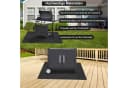 Clanmacy BBQ Grillmatte Grau Feuerhemmend Rutschfest Bild 4