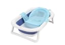 Clanmacy Babybadewanne Faltbare PP&TPE Blau Bild 2