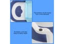 Clanmacy Babybadewanne Faltbare PP&TPE Blau Bild 4
